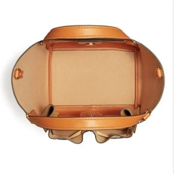 🔥NeW! $598 Tory Burch Color Block Satchel - Picture 4 of 15